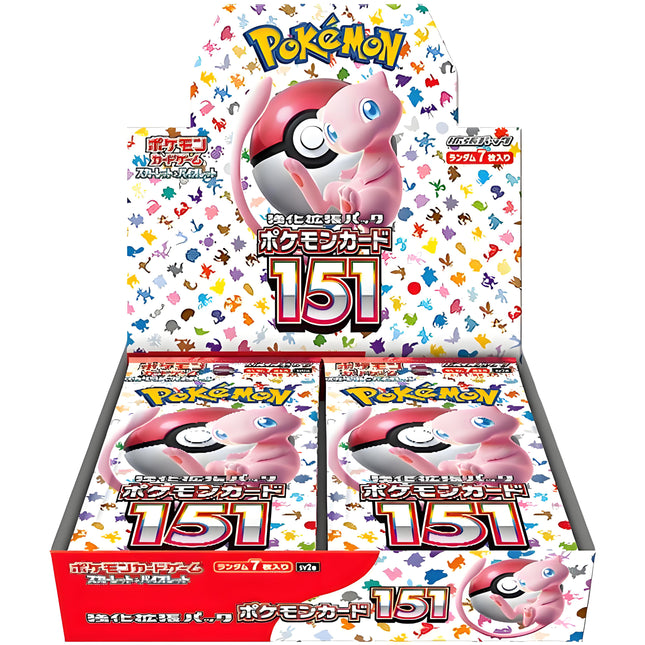 POKEMON CARTE--Boite de boosters japonais Pokémon 151 / SV2A Scarlet & Violet