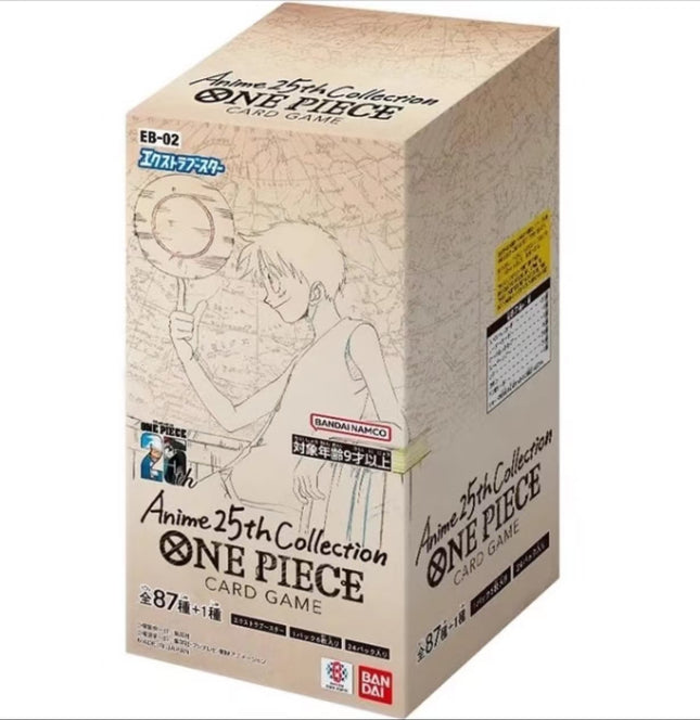 ONE PIECE CARTE--Jeu de cartes One Piece EB02 - Anime 25th Collection Display Japonais