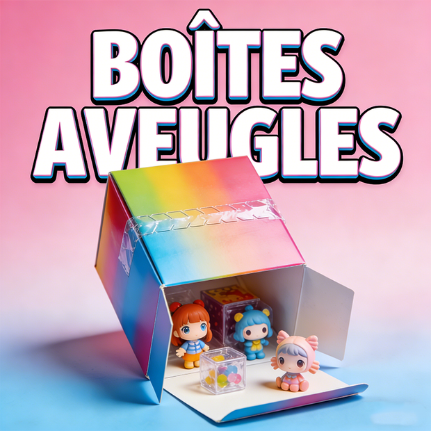 anime blind box mystery box kawaii figurines surprise toys boîte mystère figurine anime