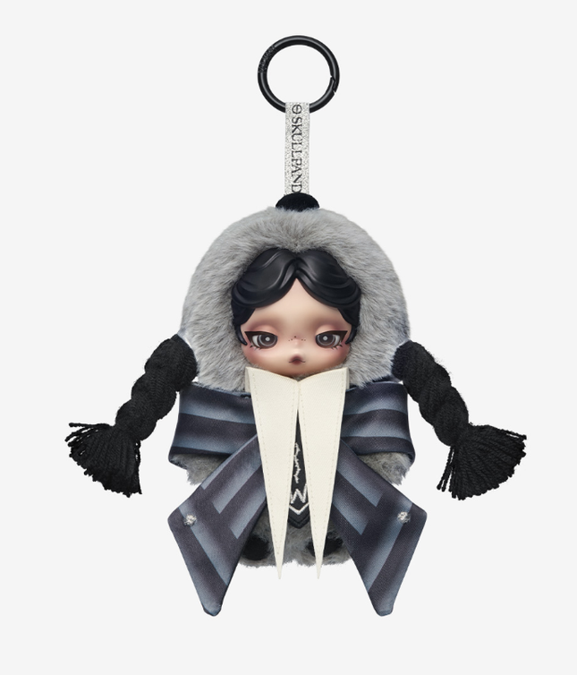 SKULLPANDA × Wednesday Plush（Nevermore Academy Uniform Version）